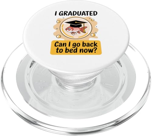 Lustiges Goldfisch-Abschlussbett schläfrig müde PopSockets PopGrip für MagSafe Lustiges Goldfisch-Abschlussbett schläfrig müde PopSockets PopGrip für MagSafe von Favorite Sleepy Graduate Pet Animal Cute Art