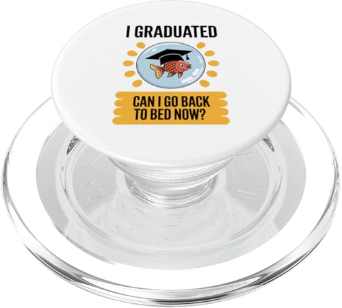 Lustiges Goldfisch-Abschlussbett schläfrig müde PopSockets PopGrip für MagSafe Lustiges Goldfisch-Abschlussbett schläfrig müde PopSockets PopGrip für MagSafe von Favorite Sleepy Graduate Pet Animal Cute Art