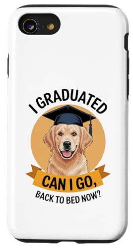 Lustiges Goldie Graduated Go Bed Sleepy Tired Hülle für iPhone SE (2020) / 7 / 8 von Favorite Sleepy Graduate Pet Animal Cute Art
