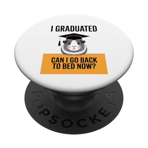 Lustiges Meerschweinchen-Bett zum Schulabschluss PopSockets Klebender PopGrip Lustiges Meerschweinchen-Bett zum Schulabschluss PopSockets Klebender PopGrip von Favorite Sleepy Graduate Pet Animal Cute Art