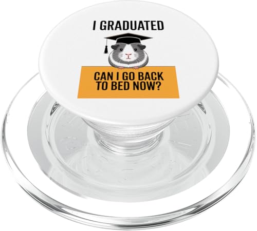 Lustiges Meerschweinchen-Bett zum Schulabschluss PopSockets PopGrip für MagSafe Lustiges Meerschweinchen-Bett zum Schulabschluss PopSockets PopGrip für MagSafe von Favorite Sleepy Graduate Pet Animal Cute Art