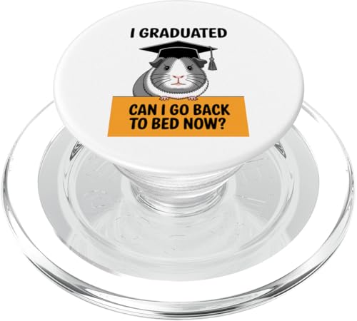 Lustiges Meerschweinchen-Bett zum Schulabschluss PopSockets PopGrip für MagSafe Lustiges Meerschweinchen-Bett zum Schulabschluss PopSockets PopGrip für MagSafe von Favorite Sleepy Graduate Pet Animal Cute Art