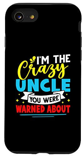 Ich bin der verrückte Onkel, vor dem du gewarnt wurdest Hülle für iPhone SE (2020) / 7 / 8 von Favorite Uncle Designs For Boys