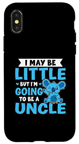 Ich bin vielleicht klein, aber ich werde Onkel Hülle für iPhone X/XS von Favorite Uncle Designs For Boys