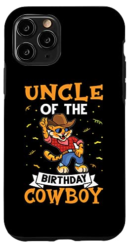 Onkel des Geburtstags-Cowboys für Kinder Hülle für iPhone 11 Pro von Favorite Uncle Designs For Boys