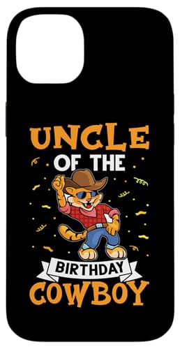 Onkel des Geburtstags-Cowboys für Kinder Hülle für iPhone 14 Plus von Favorite Uncle Designs For Boys