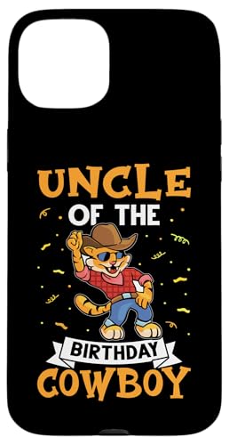 Onkel des Geburtstags-Cowboys für Kinder Hülle für iPhone 15 Plus von Favorite Uncle Designs For Boys