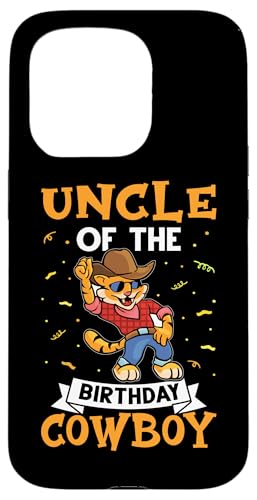 Onkel des Geburtstags-Cowboys für Kinder Hülle für iPhone 15 Pro von Favorite Uncle Designs For Boys