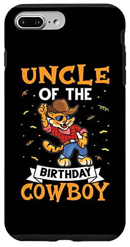 Onkel des Geburtstags-Cowboys für Kinder Hülle für iPhone 7 Plus/8 Plus von Favorite Uncle Designs For Boys