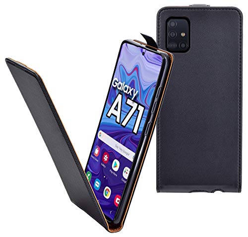 Favory-Shop Flip-Style Tasche kompatibel mit Samsung Galaxy A71 Hülle Handytasche Case Schutzhülle in schwarz von Favory-Shop