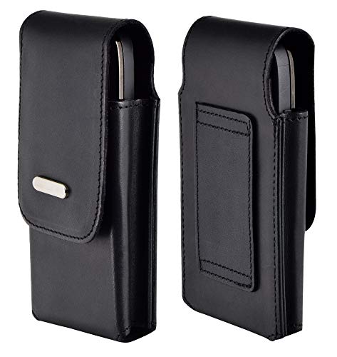 Favory-Shop Vertikal Etui kompatibel mit Geemarc CL8500 Köcher Tasche Hülle Ledertasche Vertical Case Handytasche mit Einer Gürtelschlaufe auf der Rückseite von Favory-Shop