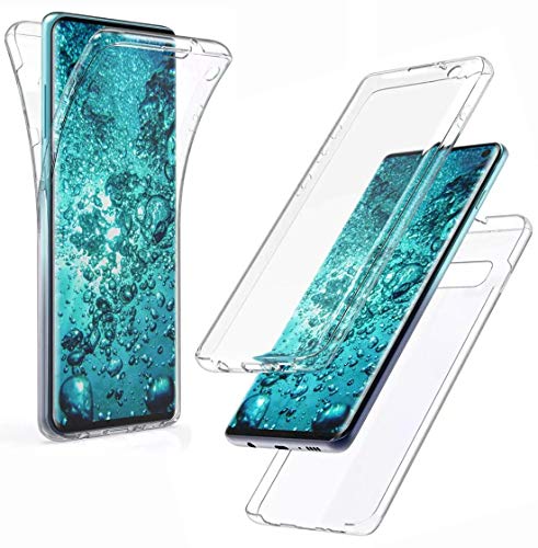 Favory TPU 360° Full Silikon Tasche kompatibel mit Samsung Galaxy S10e Hülle 3D Case Schutzhülle Cover (vorne & hinten Doppel-Schutz) transparent von Favory-Shop