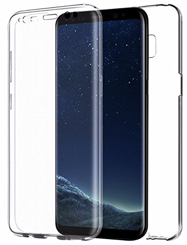 trendcell TPU 360° Full Silikon Tasche für Samsung Galaxy A3 2017 Hülle 3D Case Schutzhülle Cover transparent von Favory-Shop