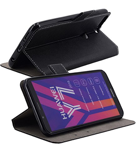 Premium Book-Style Case Tasche Schutzhülle Wallet (mit Standfunktion) für Huawei P9 Plus Hülle von Favory