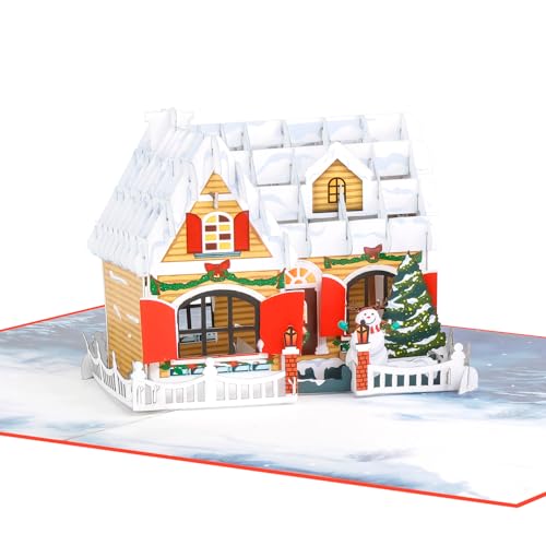 Favour Pop Up® - 3D Weihnachtskarte - ein ausgefallener handgemachter Weihnachtsgruß auch für Gutschein und Geldgeschenke. TM139 von Favour Pop Up