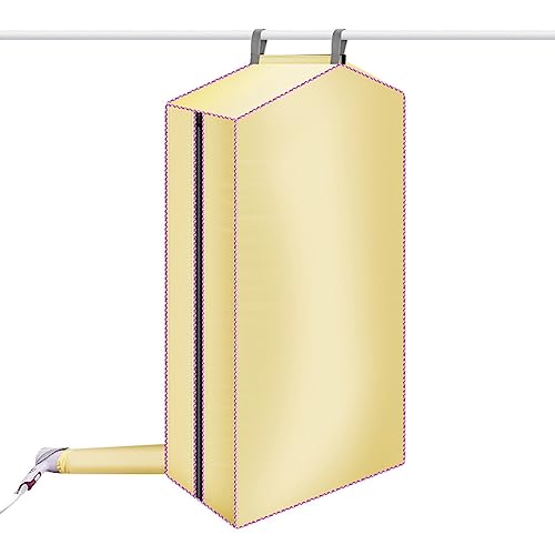 Reise-Trockenwäschebeutel, Schlafsaal-Wäschetrockner, tragbarer, zusammenklappbarer Trockenbeutel, regnerischer Tag, schnell trocknender Wäschetrockner (Color : Yellow) von Favourite