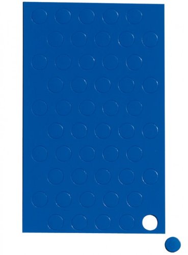 Blau Magnetsymbole Kreis, Magnet für Planungstafel, Whiteboard, Blau von Faxland