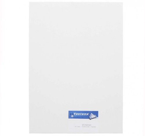 Etiketten 105 x 148 mm A6 400 Stück (100 A4 Blätter) - 105x148 weiße Universal Etikett selbstklebend für Paket oder auch Stampit ® ** geeignet von Faxland