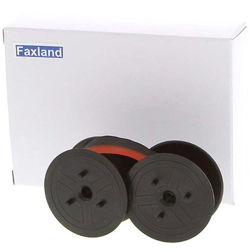 Farbband - schwarz-rot- für Sharp CS 2635 E als Doppelspule für CS2635E von Faxland