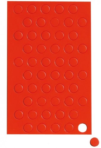 Rot Magnetsymbole Kreis, Magnet für Planungstafel, Whiteboard, Rot von Faxland