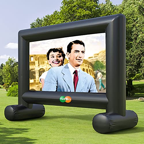 Fayelong Draussen Videoprojektor, Aufblasbar Riesig Beamer Leinwand Mit Tragetasche Für Heimkino-Reisen Im Innen- Und Außenbereich (20ft) von Fayelong