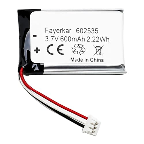 Fayerkar 3.7 V 600 mAh 602535 Akku-Ersatz für Logitech MX Master 2 MX Master 3 MX Master 2s MX Anywhere 2 MX Anywhere 2S MX Ergo M-RO052 Wireless Mouse 910-004362 910-004374 533-000120 Fayerkar 3.7 V 600 mAh 602535 Akku-Ersatz für Logitech MX Master 2 MX Master 3 MX Master 2s MX Anywhere 2 MX Anywhere 2S MX Ergo M-RO052 Wireless Mouse 910-004362 910-004374 533-000120 von Fayerkar