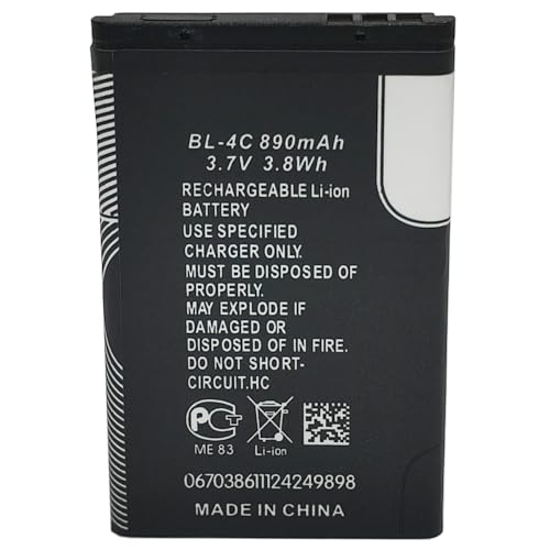 Fayerkar Li-Ion Akku 890mAh (3.7V) kompatibel für Handy Telefon Smartphone Olympia Joy Plus, Becco Plus, Becco Viva, Becco 2125, Viva Color Ersatz für LN-4C von Fayerkar