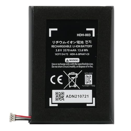Fayerkar eignet Sich für Nintendo Switch Lite Spielkonsole NS Lite mit eingebautem HDH-001 HDH-002 HDH-003 Akku (3570mAh 3.7v) von Fayerkar