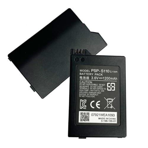 Fayerkar eignet Sich für Sony PSP2000 3000 Host Akku PSP-S110 1200mAh 3.7V mit ausreichender Kapazität von Fayerkar