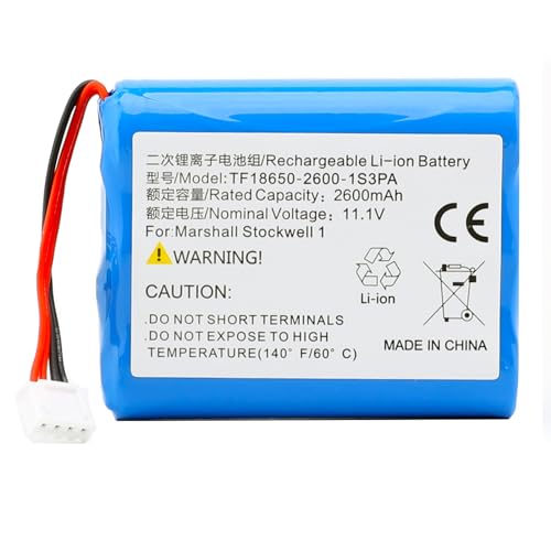 Fayerkar ist geeignet für Marshall 1 STOCKBELLI Serie Akku Modell TF18650-2600-1S3P 2600 mAh11.1 V Fayerkar ist geeignet für Marshall 1 STOCKBELLI Serie Akku Modell TF18650-2600-1S3P 2600 mAh11.1 V von Fayerkar