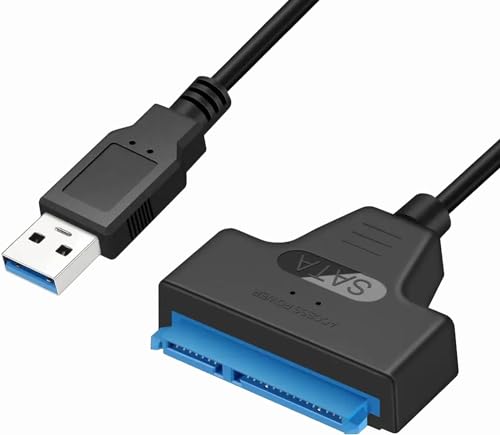 Fayet SATA auf USB Kabel | SATA auf USB 3.0 Kabel USB Adapter | USB SATA Adapter | SATA auf USB Adapter | SATA III Festplatte Treiberadapter für 2,5 Zoll HDD und SSD Datenübertragung Fayet SATA auf USB Kabel | SATA auf USB 3.0 Kabel USB Adapter | USB SATA Adapter | SATA auf USB Adapter | SATA III Festplatte Treiberadapter für 2,5 Zoll HDD und SSD Datenübertragung von Fayet