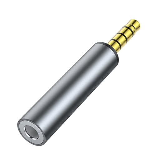 Fazvncv 3,5-mm-Konverter, männlich, weiblich, Adapter, 4-teilige Stereo-Koppler-Verlängerung für Kabelverlängerung Fazvncv 3,5-mm-Konverter, männlich, weiblich, Adapter, 4-teilige Stereo-Koppler-Verlängerung für Kabelverlängerung von Fazvncv