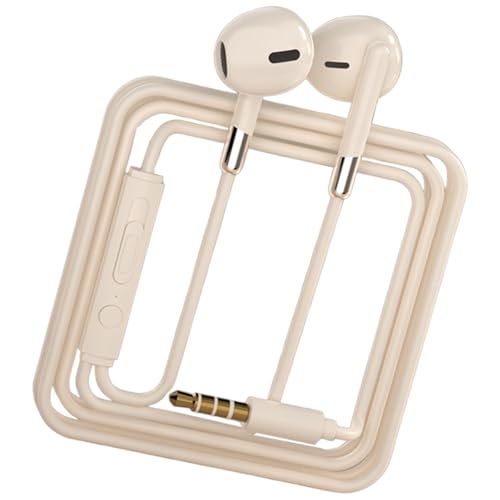 Fazvncv HiFi-Stereo-Kopfhörer, halbe In-Ear-Kopfhörer mit Mikrofon und Kabelsteuerung, 3,5 mm/USB C, geräuschisolierende Ohrhörer Fazvncv HiFi-Stereo-Kopfhörer, halbe In-Ear-Kopfhörer mit Mikrofon und Kabelsteuerung, 3,5 mm/USB C, geräuschisolierende Ohrhörer von Fazvncv