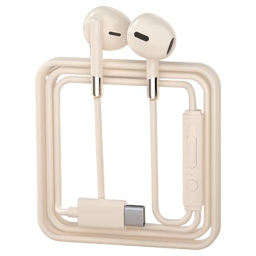 Fazvncv HiFi-Stereo-Kopfhörer, halbe In-Ear-Kopfhörer mit Mikrofon und Kabelsteuerung, 3,5 mm/USB C, geräuschisolierende Ohrhörer Fazvncv HiFi-Stereo-Kopfhörer, halbe In-Ear-Kopfhörer mit Mikrofon und Kabelsteuerung, 3,5 mm/USB C, geräuschisolierende Ohrhörer von Fazvncv