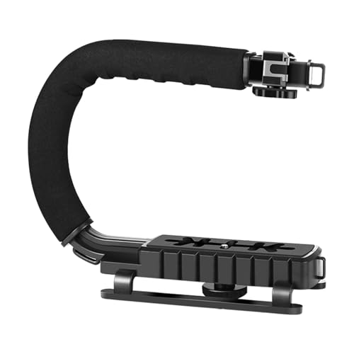 Camera Handle Grip, Camera Stabilizer, Photography Equipment, Stabilizing Handle Grip, Cold-Shoe Mount Grip, Handheld Stabilizer, C-Shaped Camera Grip, Camcorder Stabilizer, Ergonomic Camera Handle von Fbinys