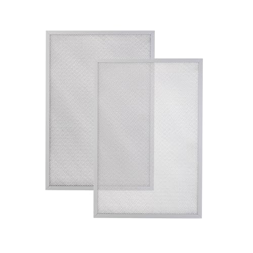 Fbzrnik BPS1FA36 Dunstabzugshaubenfilter aus Aluminium, 29,8 x 43,7 x 0,9 cm, für Broan Nutone Allure QS1 91,4 cm und 91,4 cm WS1 WS2 S1 (2 Stück) von Fbzrnik