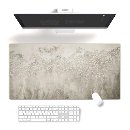 Fchen art Schreibtischunterlage mit abstraktem Strandmotiv und sandigem strukturiertem Design, 40 x 80 cm, rutschfestes, langlebiges Mauspad, genähter Rand, schmutzabweisend, Tastaturmatte für Büro Fchen art Schreibtischunterlage mit abstraktem Strandmotiv und sandigem strukturiertem Design, 40 x 80 cm, rutschfestes, langlebiges Mauspad, genähter Rand, schmutzabweisend, Tastaturmatte für Büro von Fchen art