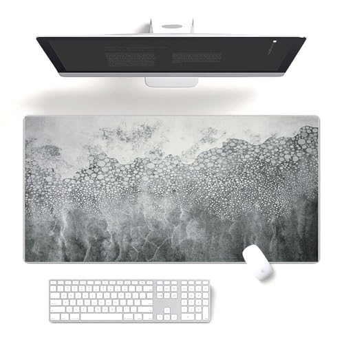 Schreibtischunterlage mit abstraktem Strandmotiv und sandigem strukturiertem Design, 40 x 80 cm, rutschfestes, langlebiges Mauspad, genähter Rand, schmutzabweisend, Tastaturmatte für Büro/Zuhause Schreibtischunterlage mit abstraktem Strandmotiv und sandigem strukturiertem Design, 40 x 80 cm, rutschfestes, langlebiges Mauspad, genähter Rand, schmutzabweisend, Tastaturmatte für Büro/Zuhause von Fchen art