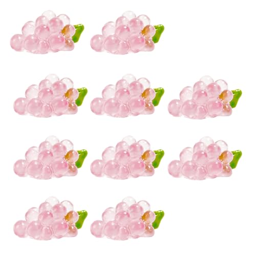 10pcs Leuchtende Trauben Perlen Glühende Fruchtminiaturen Harz Trauben Perlen Für Schmuckherstellung Und Schlüsselbundwerk 10pcs Leuchtende Trauben Perlen Glühende Fruchtminiaturen Harz Trauben Perlen Für Schmuckherstellung Und Schlüsselbundwerk von Fcnjsao