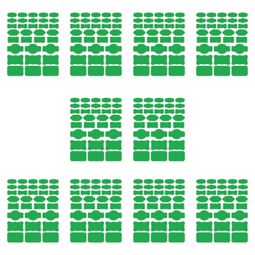 Abnehmbare Papierflaschenbezeichnungen Für Geschenkboxen Und Aufbewahrungsbehälter 320pcs Mit Einfachen Schalen Und Stick Design Geschenkaufkleber von Fcnjsao