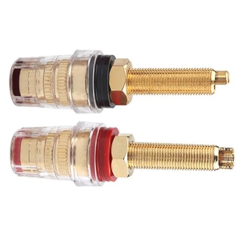 Fcnjsao 2pcs Clear Binding Posts HiFi Soundbox Terminals Für Die Soundausrüstung Einfache Installation Fcnjsao 2pcs Clear Binding Posts HiFi Soundbox Terminals Für Die Soundausrüstung Einfache Installation von Fcnjsao