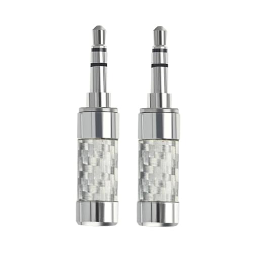 Fcnjsao 3 5 Mm Kopfhörer Stecker Rhodiumplattehörbonten Verbessert Stabile Getriebe von Fcnjsao