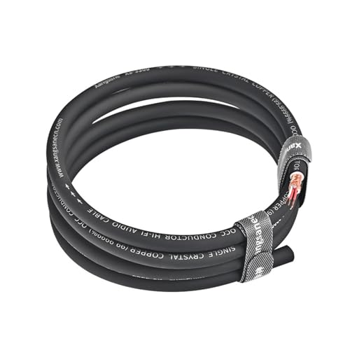 Fcnjsao 4x0.28mm² Soundlautsprecher Kabel Schalllautsprecher Drahtverstärker Kabel 4 Kerne Einkristallkupper von Fcnjsao