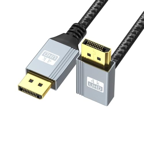 Fcnjsao DisplayPort Männliche Kabel DP1.4 Wide Kompatibilität Unterstützt 4K 60 Hz Und 2K 144Hz Klare Bilder Und Eingetauchte Fcnjsao DisplayPort Männliche Kabel DP1.4 Wide Kompatibilität Unterstützt 4K 60 Hz Und 2K 144Hz Klare Bilder Und Eingetauchte von Fcnjsao