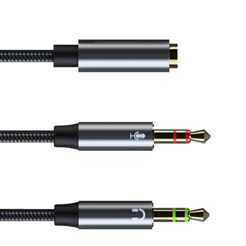 Fcnjsao Gaming Ohrhörer Für PC Adapterstecker Und 3 5 Mm Sound Und Mikrofon Splitterkabel Für Die Verbesserung Der Haltbarkeit Und Der Rauschreduzierung Spielen Fcnjsao Gaming Ohrhörer Für PC Adapterstecker Und 3 5 Mm Sound Und Mikrofon Splitterkabel Für Die Verbesserung Der Haltbarkeit Und Der Rauschreduzierung Spielen von Fcnjsao