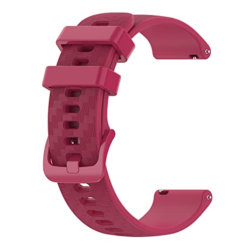 Fcnjsao Geeignet Für Watch4 Classic Armband Verstellbares Sport Silikon Verschleißfest Ersatzarmband Wasserdichtes Armband Uhrenarmbänder 20 Mm Schnellverschluss von Fcnjsao