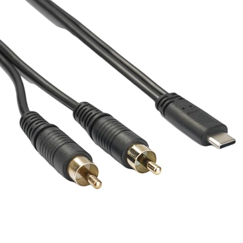 Fcnjsao USB C Bis 2RCA Kabel USB/Typ C Bis 2RCA Zu USB C Für Telefon Laptop Tablet Heimkino Verstärker Lautsprecher Stereo Fcnjsao USB C Bis 2RCA Kabel USB/Typ C Bis 2RCA Zu USB C Für Telefon Laptop Tablet Heimkino Verstärker Lautsprecher Stereo von Fcnjsao