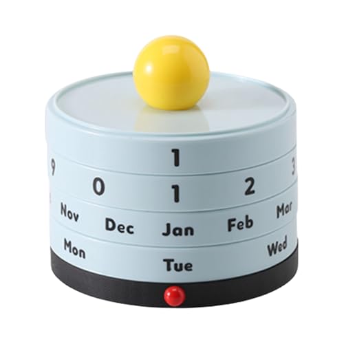Stilvoller Perpetuals Kalender Mit Rotierenden Funktionen Die Sich Perfekt Für Die Persönlichkeit In Die Umgebung Der Arbeitsplätze Oder Der Schlafzimmer Hinzufügen Können von Fcnjsao