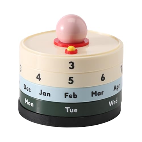 Stilvoller Perpetuals Kalender Mit Rotierenden Funktionen Die Sich Perfekt Für Die Persönlichkeit In Die Umgebung Der Arbeitsplätze Oder Der Schlafzimmer Hinzufügen Können von Fcnjsao