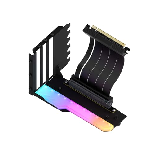 Vertikale GPU-Halterung mit PCIe4.0 X16 Gen4-Kabel, ARGB-Modul optimiert die Luftzirkulation, passt den Computer an verbesserte Kühlung an von Fcnjsao